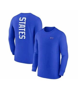 Nike Nike USMNT United States USA Ignite 2022 LS Travel Shirt - Royal Blue