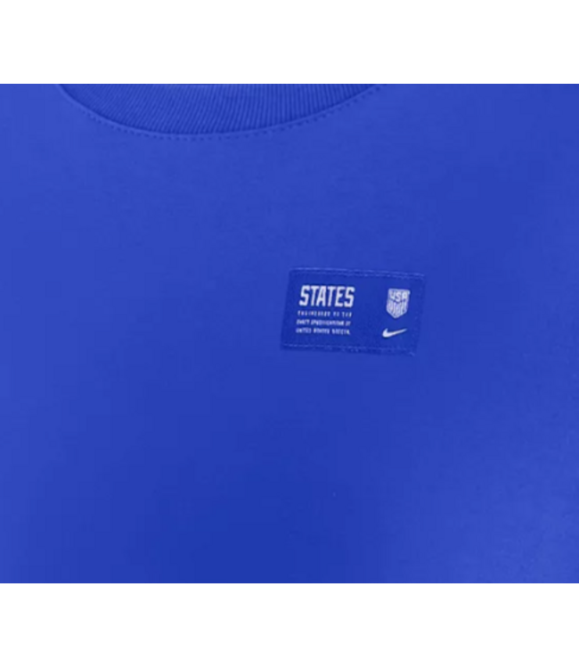 Nike Nike USMNT United States USA Ignite 2022 LS Travel Shirt - Royal Blue