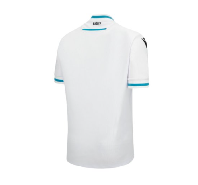 Macron Crystal Palace 2023 - 24 Authentic Away Jersey - White/Turquoise