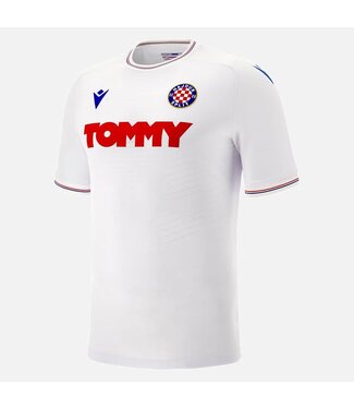 Macron Macron Hajduk Split 2023 - 24 Authentic Home Jersey - White/Royal/Red
