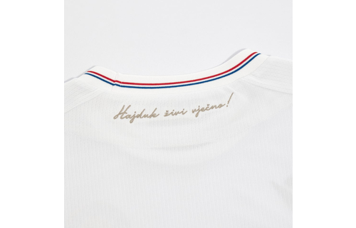 Macron Hajduk Split 2023 - 24 Authentic Home Jersey - White/Royal/Red