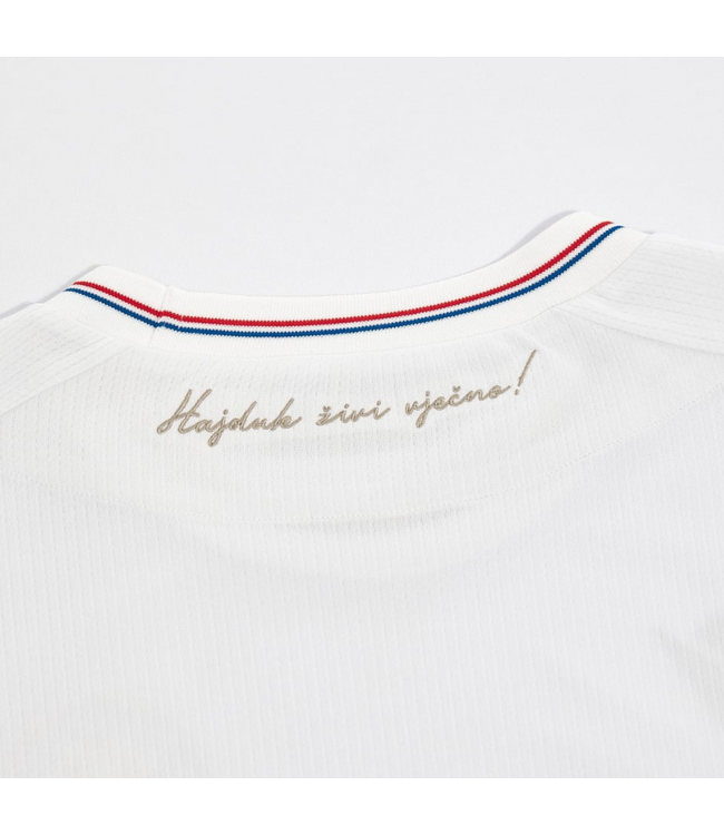Macron Macron Hajduk Split 2023 - 24 Authentic Home Jersey - White/Royal/Red