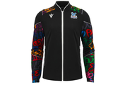 Macron Crystal Palace 2023 - 24 Authentic Walkout Anthem Jacket -Black/Graffitti