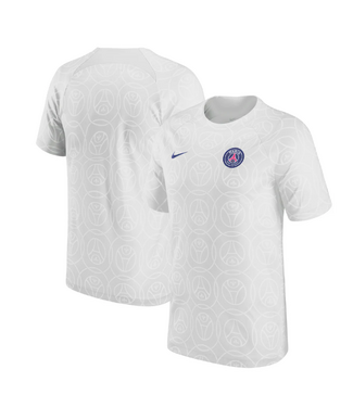 Nike Nike PSG  Paris Saint German 2022 - 23 Strike DriFit Prematch Training Jersey - Aura/Navy Blue