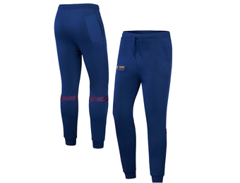 Nike Barcelona 2023 - 2024 Fleece Travel Pants - Dark Obsidian/Red
