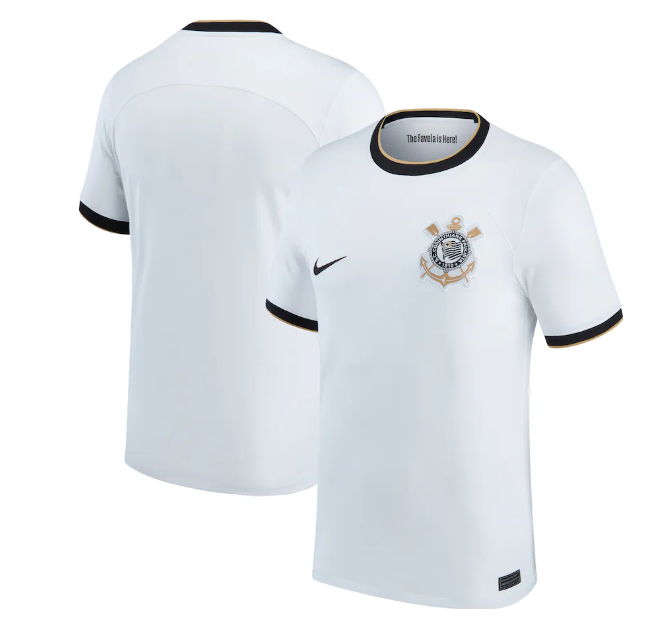 Nike Corinthians 2022- 23 Home Jersey - White/Black