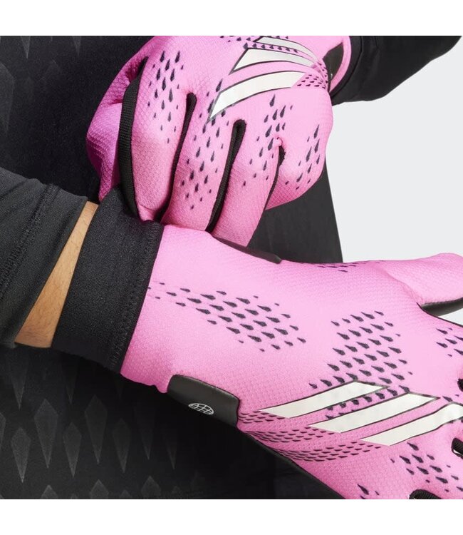 adidas adidas X Speedportal League Soccer Gloves -Shock Pink/Zero Metalic/Black