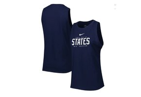 Nike United States USA Womens Tank Top Sleeveless - Navy Blue