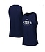 Nike Nike United States USA Womens Tank Top Sleeveless - Navy Blue