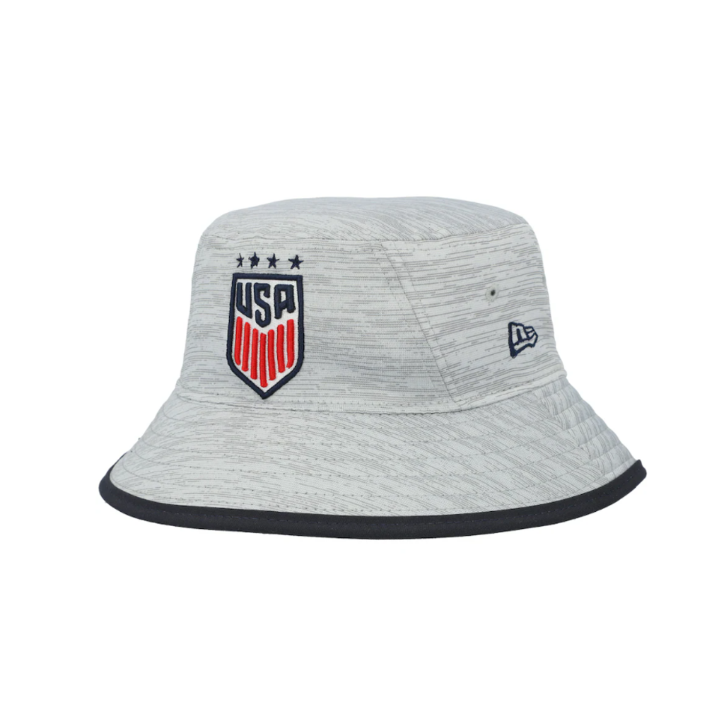 New Era USWNT United States USA Bucket Hat Heathered Grey