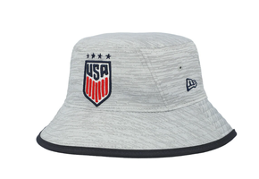 New Era USWNT United States USA Bucket Hat - Heathered Grey
