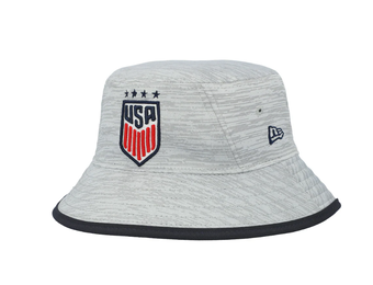 New Era USWNT United States USA Bucket Hat - Heathered Grey