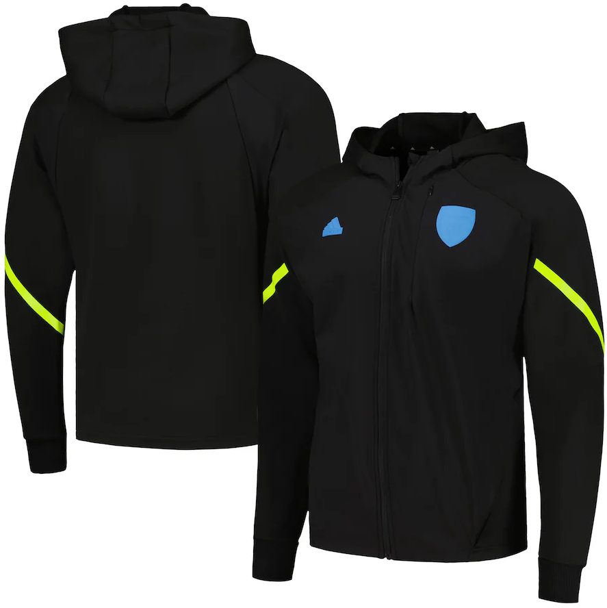 adidas Arsenal 2023 - 24 D4GMD Full Zip Hoodie - Black