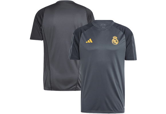 adidas Real Madrid 2023 - 24 EU Tiro Training Jersey - Black/Preloved Yellow