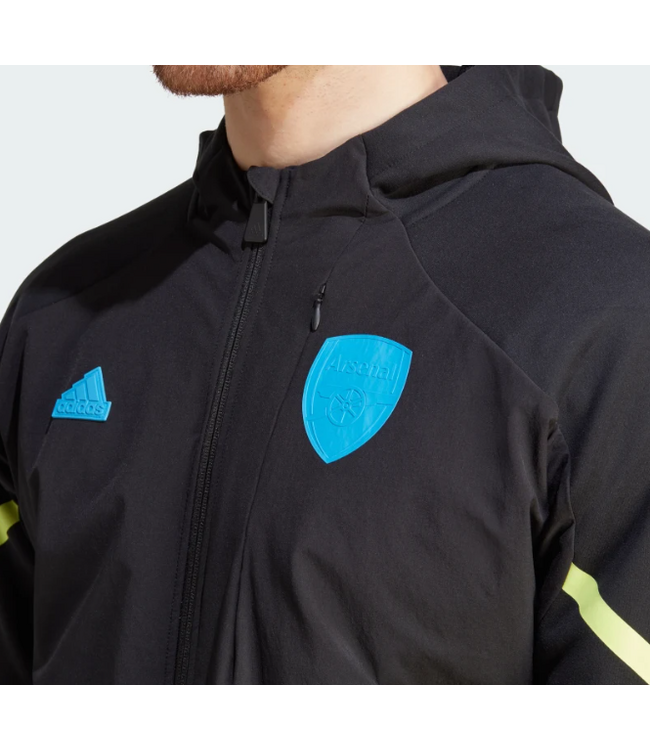 adidas adidas Arsenal 2023 - 24 D4GMD Full Zip Hoodie - Black