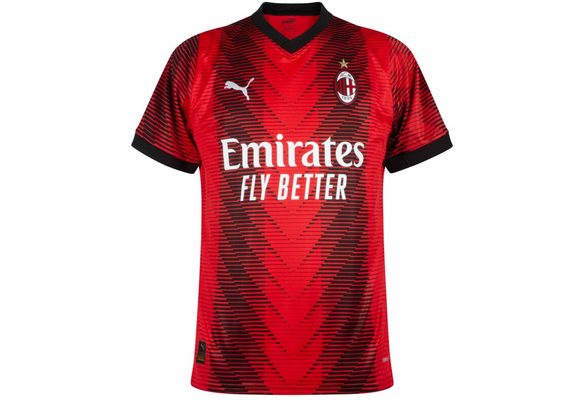 Puma AC Milan 2023 - 24 Home Jersey - Red/Black