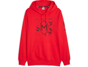 Puma AC Milan 2023 - 24  Core Hoodie - Red/Black
