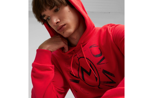 Puma AC Milan 2023 - 24  Core Hoodie - Red/Black