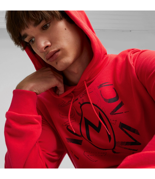Puma Puma AC Milan 2023 - 24  Core Hoodie - Red/Black