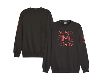 Puma AC Milan 2023 - 24  Crewneck Sweater - Black