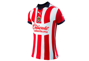 Puma Chivas 2023 -24 Womens Home Jersey - Red/White/Navy