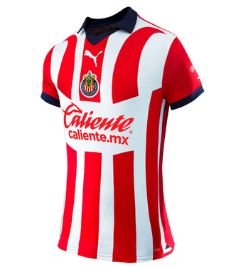 Puma Puma Chivas 2023 -24 Womens Home Jersey - Red/White/Navy
