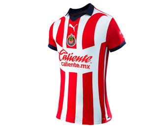 Puma Chivas 2023 -24 Womens Home Jersey - Red/White/Navy