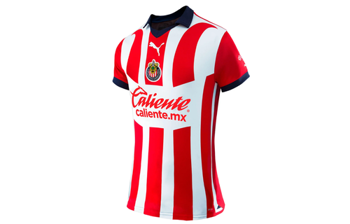 Puma Chivas 2023 -24 Womens Home Jersey - Red/White/Navy