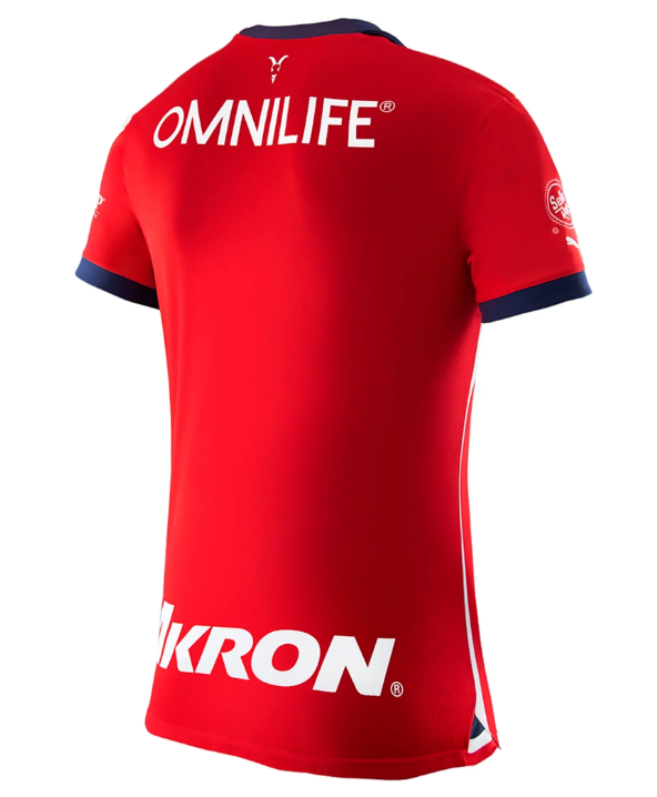 Puma Chivas 2023 -24 Womens Home Jersey - Red/White/Navy