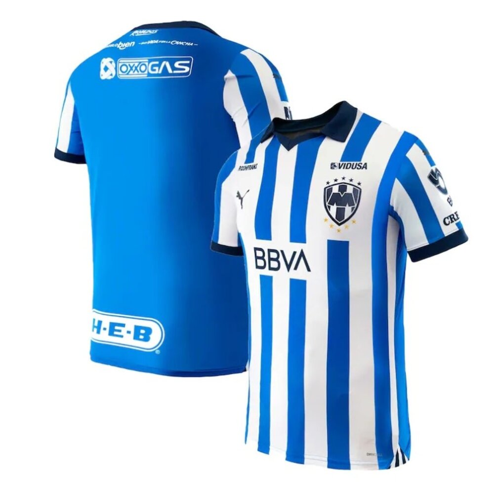 Puma Monterrey 2023 - 2024 Youth Home Jersey - Loyal Blue/White