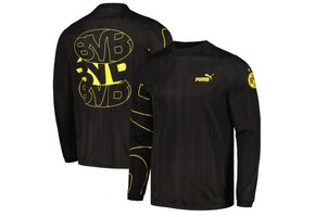 Puma BVB Borussia Dortmund  2023-24 FTBL Statement LS Sweater - Black/Yellow