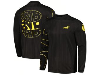Puma BVB Borussia Dortmund  2023-24 FTBL Statement LS Sweater - Black/Yellow