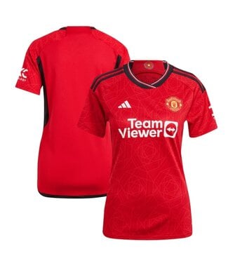 adidas adidas Manchester United Womens 2023-24 Home Jersey - Red