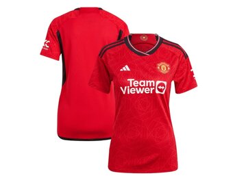 adidas Manchester United Womens 2023-24 Home Jersey - Red
