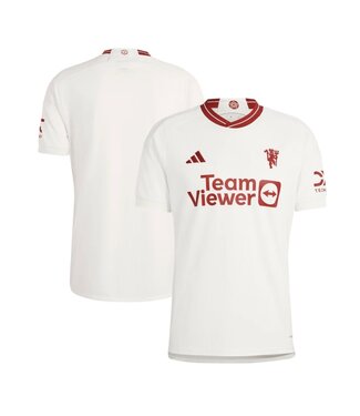 adidas adidas Manchester United 2023-24 Third Jersey - White /Burgundy