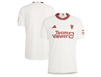 adidas Manchester United 2023-24 Third Jersey - White /Burgundy