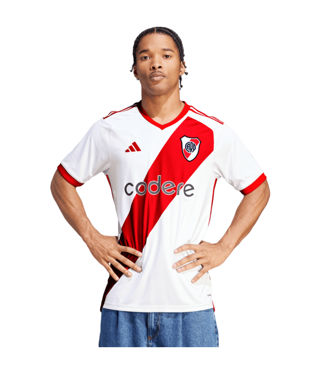 adidas adidas River Plate 2023-2024 Home Jersey - White/Red