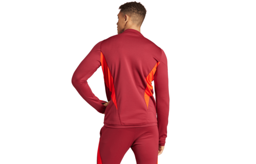 adidas Manchester United 2023 - 24 EU Tiro Training Top - Burgundy