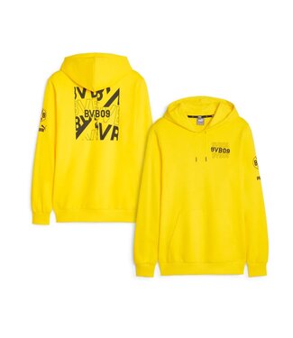 Puma Puma BVB Borussia Dortmund 2023 - 24  ftbl Core Hoodie - Yellow