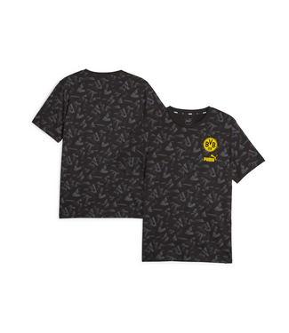 Puma Puma BVB Borussia Dortmund FtblCore AOP  Tee Shirt - Black