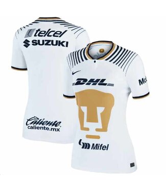 Nike Nike Pumas UNAM Womens 2022 - 23 Home Jersey - White/Truly Gold