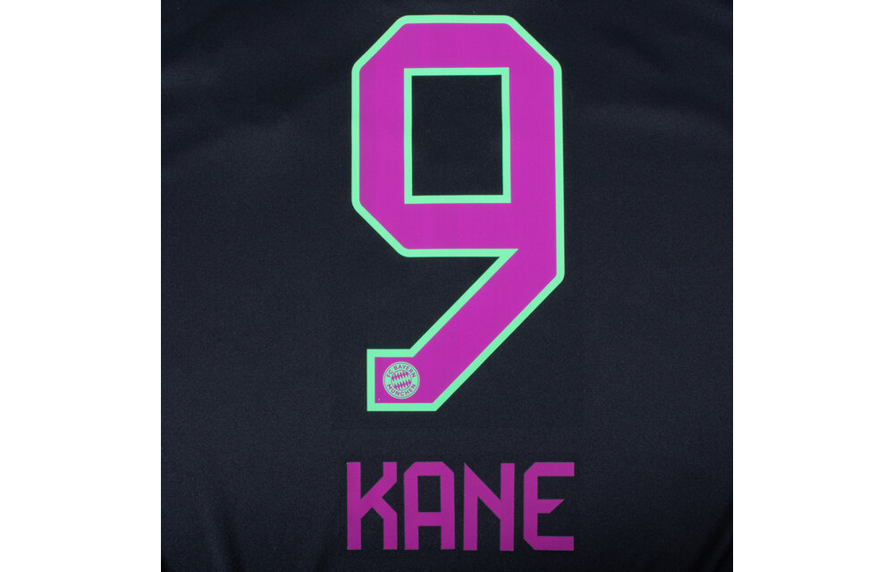 Kane # 9 Bayern Munich 23/24 Away Nameset / Purple