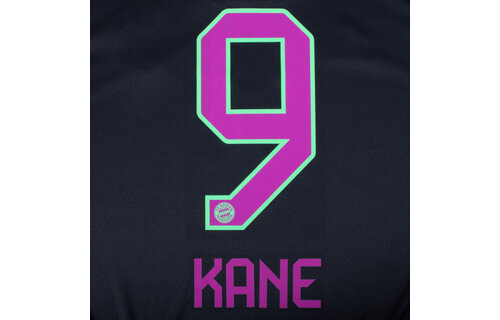 Kane # 9 Bayern Munich 23/24 Away Nameset / Purple