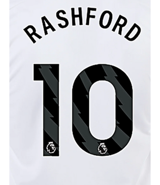 Uni-Sport Rashford  # 10 Manchester United 23/24 Third Nameset - Black