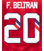 Uni-Sport F. Beltran # 20  Chivas DG 23/24 Home  Nameset