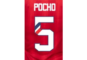 Pocho # 5  Chivas DG 23/24 Home  Nameset