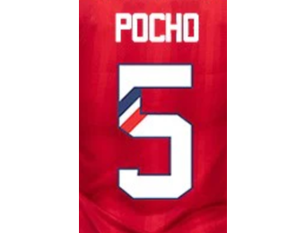 Pocho # 5  Chivas DG 23/24 Home  Nameset