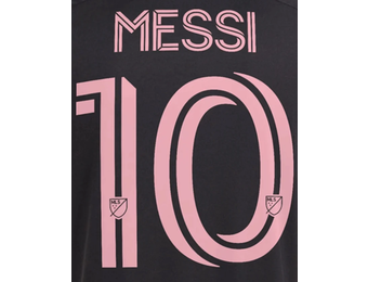 Messi #10 Inter Miami MLS Away  Nameset - Pink