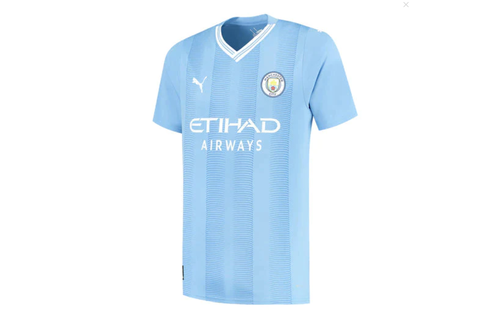 Puma Manchester City 2023 -24 Home Jersey - Light Blue/White
