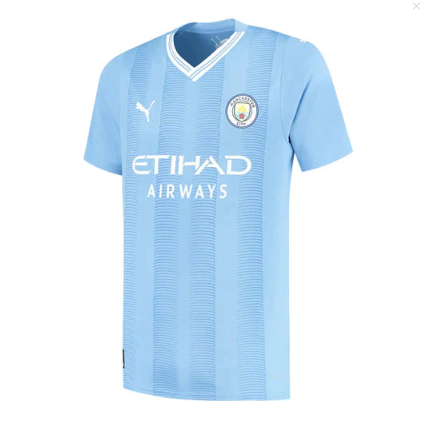 Puma Manchester City 2023 -24 Home Jersey - Light Blue/White